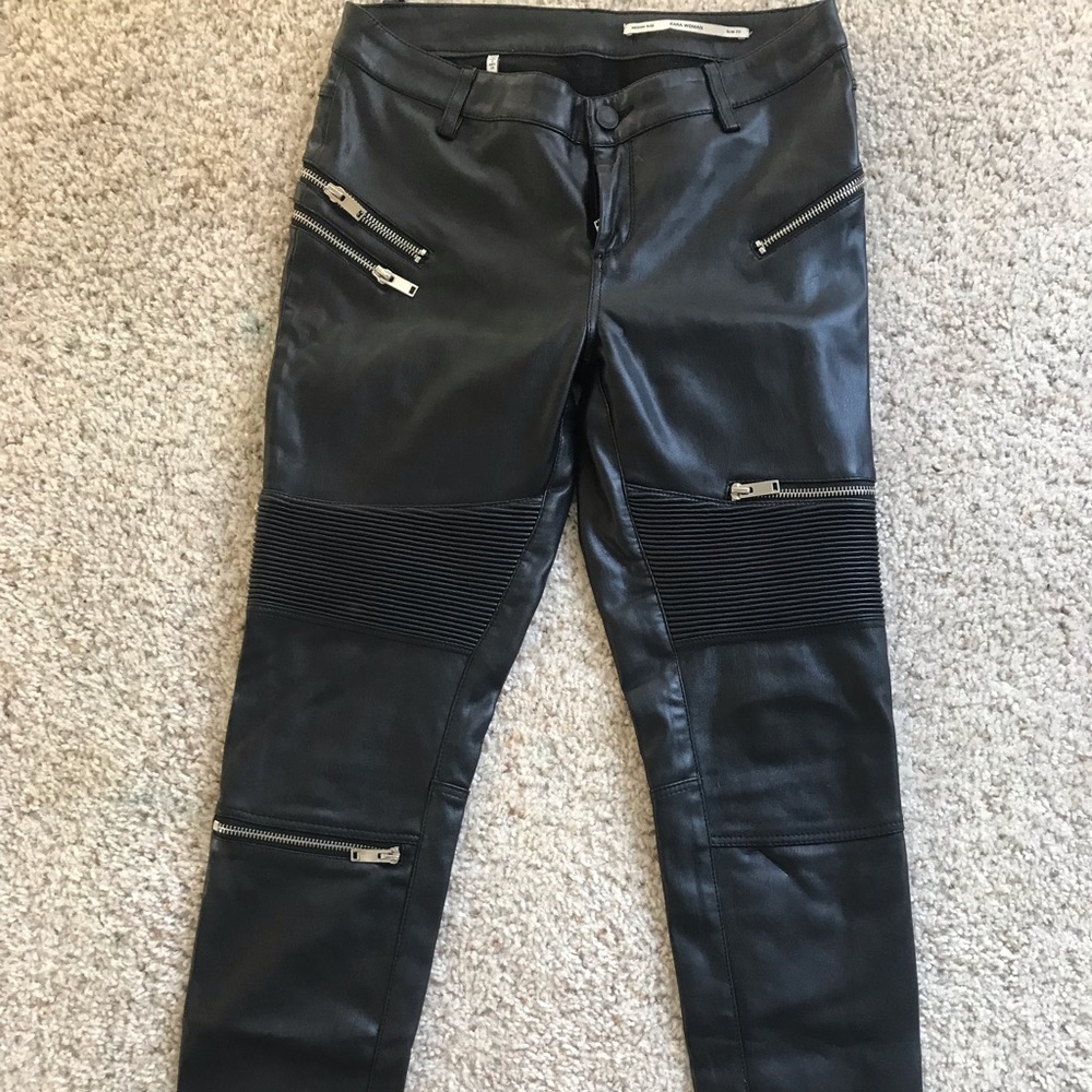 Zara Leather Pants
